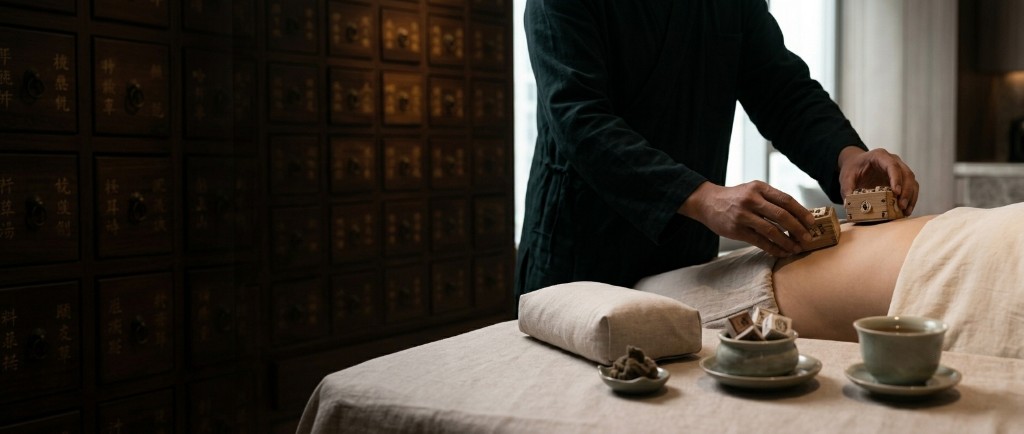 TCM gynaecology moxibustion care